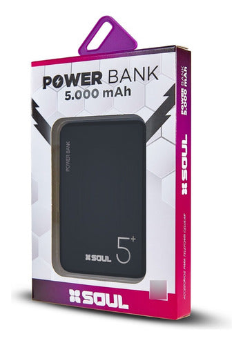 Power Bank Soul 5,000mAh Dual USB Black 0
