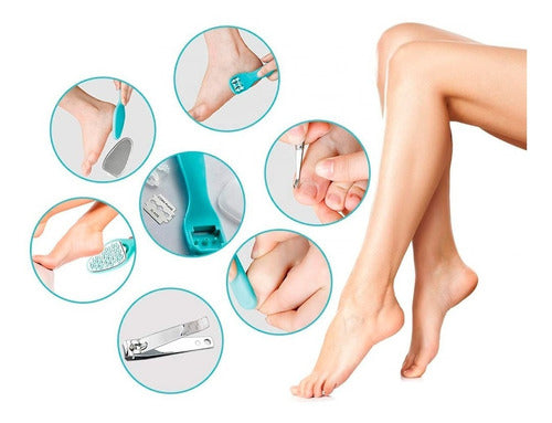Professional 8-Piece Foot Beauty Podiatry Instruments Set 0