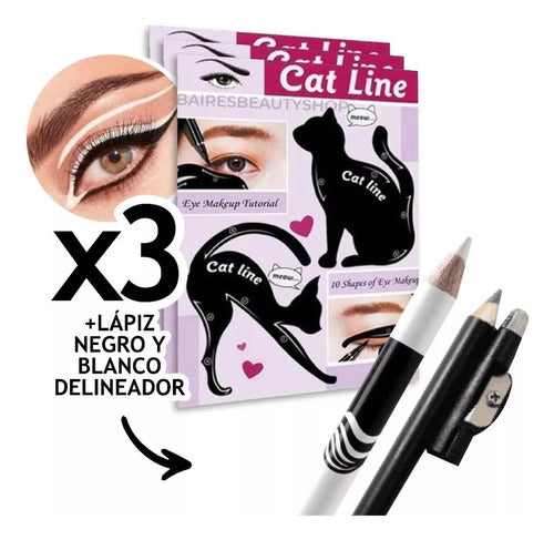 Stencil Eye Liner Template + Crayon Eyeliner 0