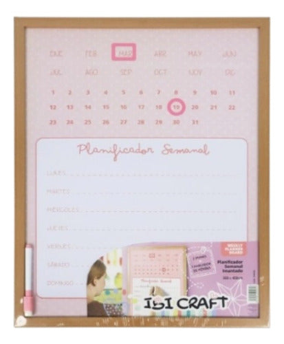 Ibi Craft Magnetic Planner Board 40 X 50 Cm 0