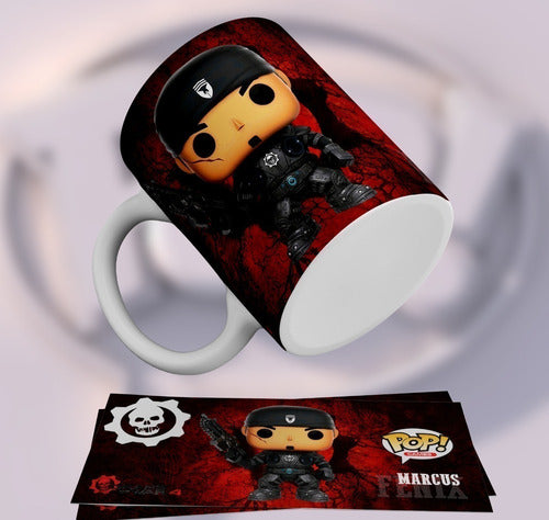 Kit Diseños 22 Plantillas Tazas Funko Variados Sublimación 5