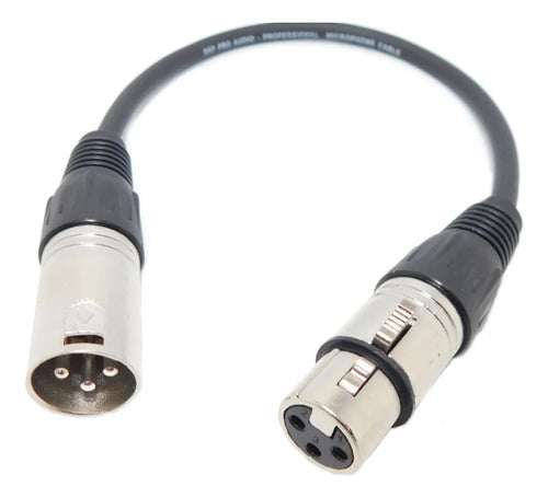 Cable Canon XLR Balanced Male Female 30 cm 0