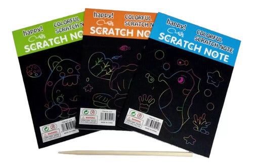 Scratch Book Magical Paper Pad 10x14cm Souvenir 0