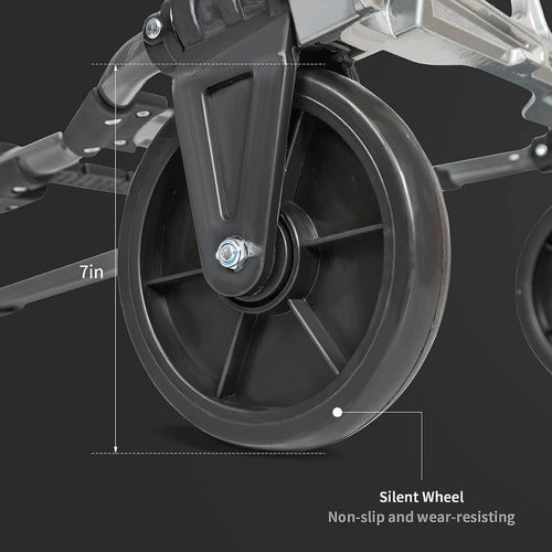 Escaleras Mil Foldable Iron Cart 125kg Reinforced 5