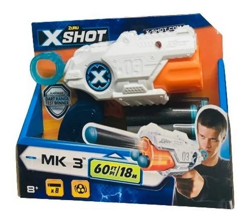 Zuru X-Shot 8 Dart Foam Toy Pistol Launcher 2