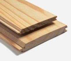 Pine Elliotis Half-Inch Tongue and Groove Paneling 5 Boards of 3.05 Meters Each 3