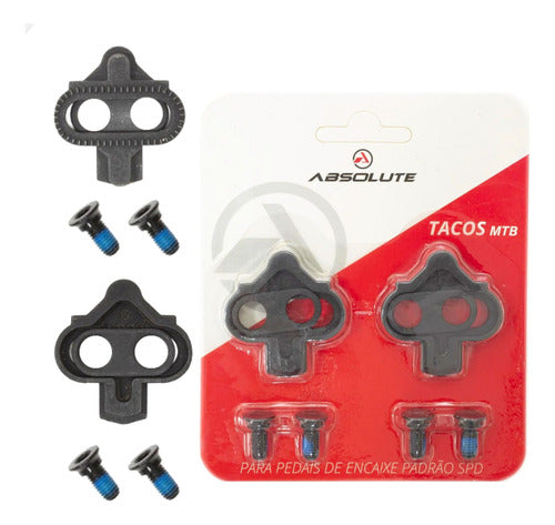 Par Tacos Taquinho Pedal Clip Bike Preto Sapatilha Spd 0