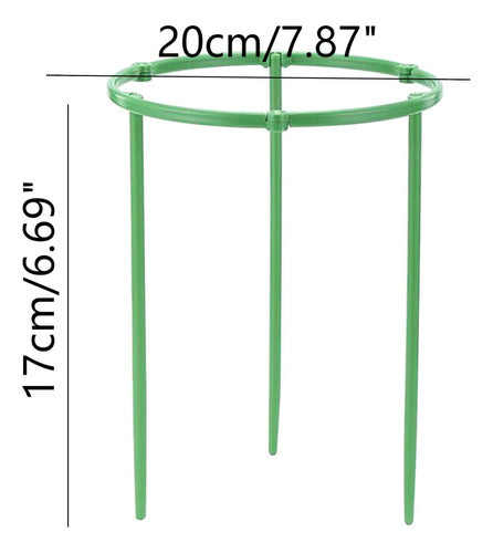 Gaiolas De Suporte Para Plantas De Tomate Com Estacas E Anel 2