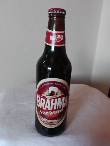 Antigua Botella  Cerveza Brahma Morena Año 2007 0