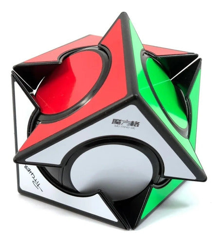 Qiyi Cubo Rubik Mágico Six Spot Pitcher Stickerless 0