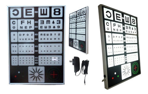 Optotipo Led 12 Volts 0 Riesgo Eléctrico 0