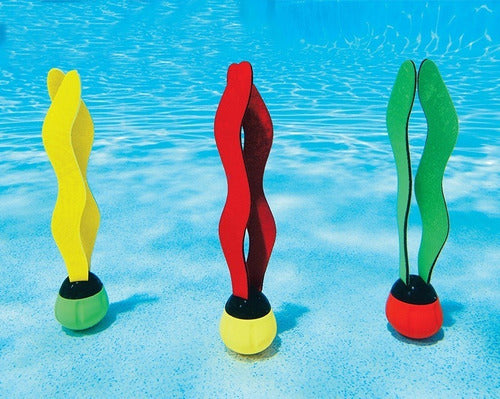 Algas Para Piscina / Juego De Buceo 2 Intex, Acuarela 1