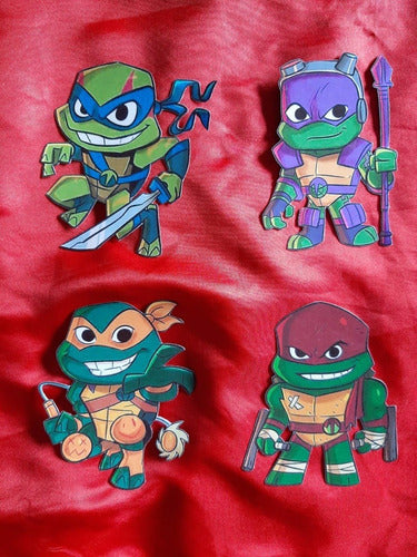 La Colmena de los Zánganos Ninja Turtles Magnets Pack of 4 5