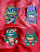 La Colmena de los Zánganos Ninja Turtles Magnets Pack of 4 5