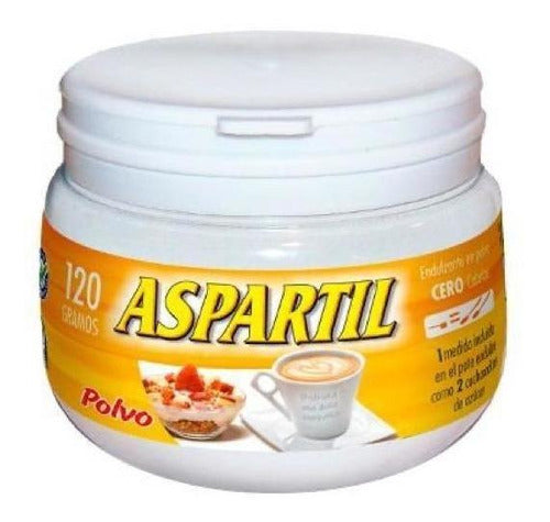 Aspartil Edulcorante Pote Polvo 120 G 0