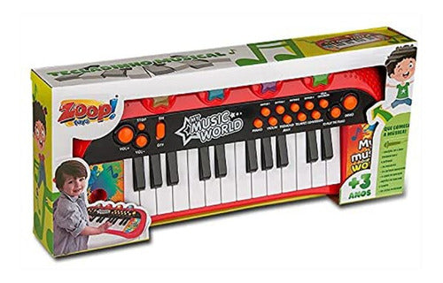 Teclado Infantil Piano Musical C/ 24 Teclas - Zoop Toys 3