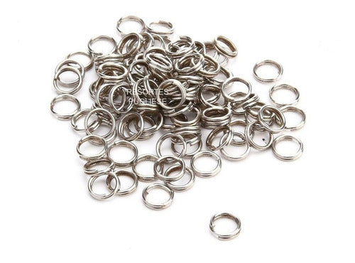 Pugliese Stainless Steel Keychain Rings for Lures. Size 8 (10.5mm). Pack of 100 0