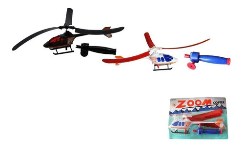 Helicopter with Pull String Launcher – Make It Fly! 2