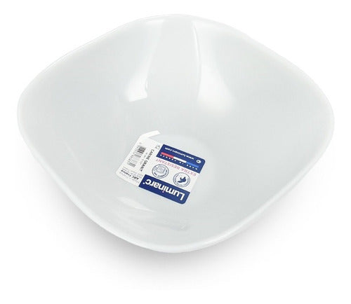 Bowl Cuadrado Compotera Vidrio Templado Luminarc Carine 14cm 1