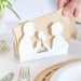 Generic Set X4 Metal Napkin Holders People Toast 10x16cm 6