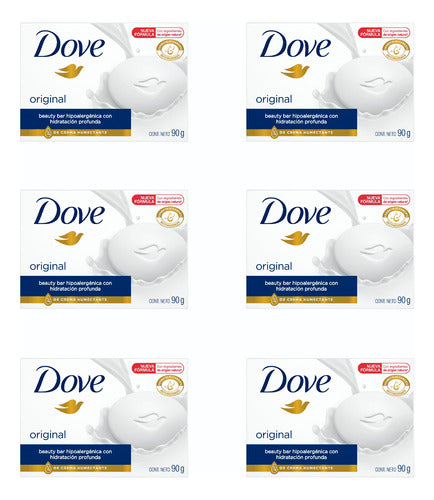 Dove Classic Original Bar Soap Combo X 6 - 90g 1