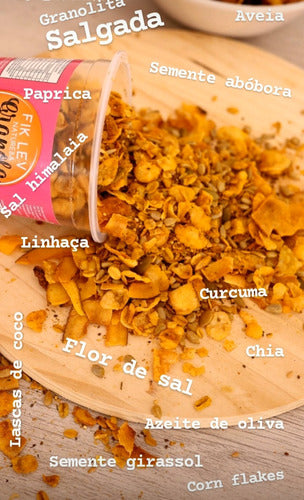 Granola Salgada 200g Cúrcuma, Flor De Sal 1