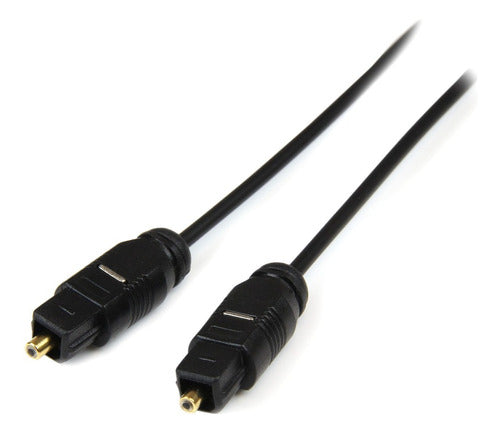 Luxell Cable Optico Fibra Optico Digital 90cm Tipo Ficha Miniplug 0