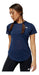 New Balance Women's Accelerate Running Shirt Navy Blue 0