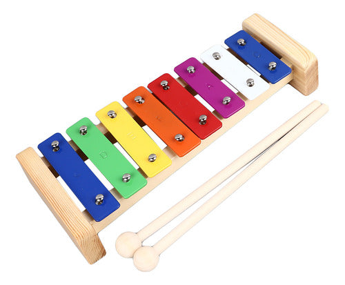 Brinquedo Musical Infantil De 8 Notas, Xilofone Colorido, Ed 4