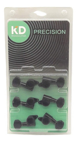 KD M-2001 BK - Black Electric Guitar Tuning Machines 0