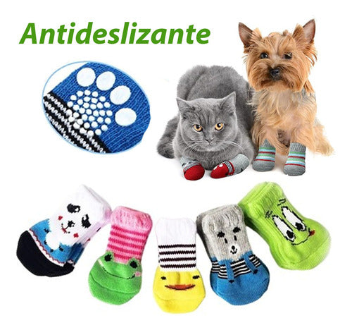 Solo Para Vos Set X12 Medias Con Antideslizantes Mascotas Venta Mayorista 5