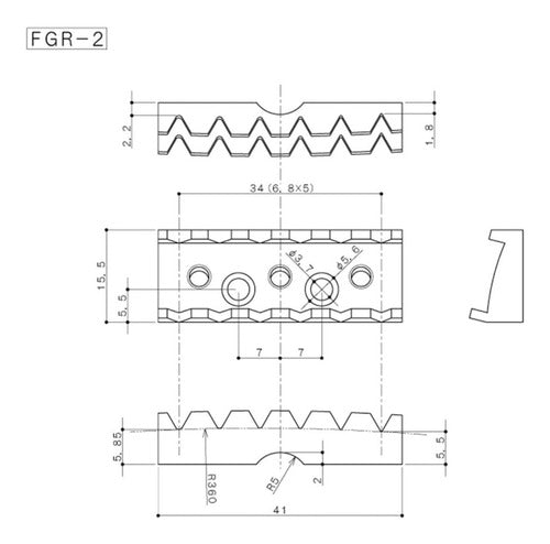 Locking Nut Gotoh Fgr-2 - (chrome) 1