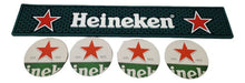 Heineken Bar Mat Esterilla Escurridor Barman + 4 Coasters 2