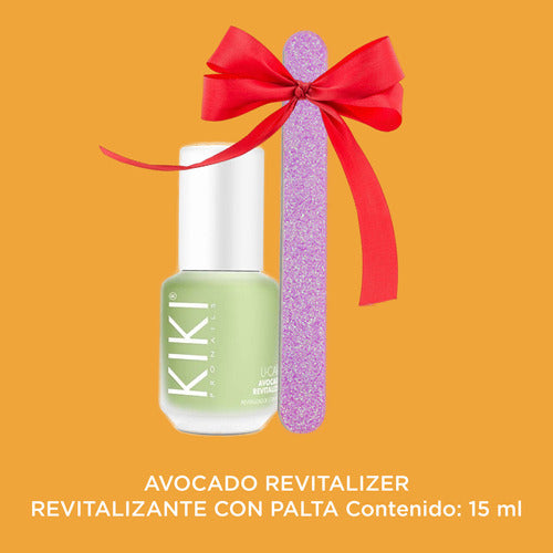 Kiki Idraet Avocado Revitalizer Nail Strengthener with File Gel 1