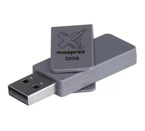 Hub Usb 3portas 1usb 3.0 +2usb 2.0  + Pendrive Maxprint 32gb 1