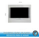 Ariston White Oven Door Glass Visor 53.7 X 40 cm 1