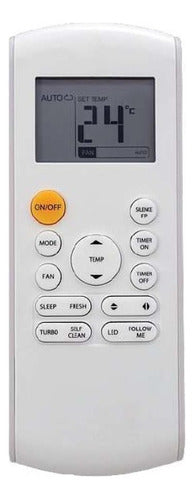 CONTROLES Remote Control for Midea Airfel Klimaire 863 0