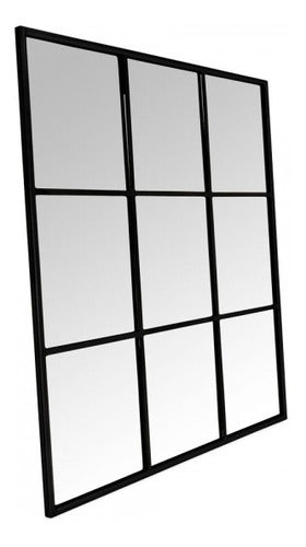 GEdeco Iron Frame and Glass Mirror 110x90cm 0