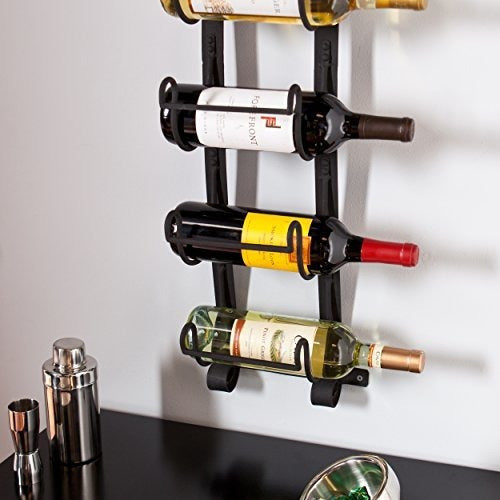 Sei Southern Enterprises Ancona 5 Wine Bottle Wall Mount Rac 1