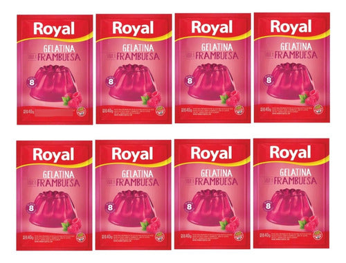 Royal Raspberry Jelly Gluten-Free 8x40g 0