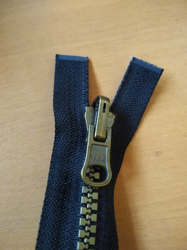 Pack of 50 YKK Separable Dog-Tooth Plastic Zipper Closures 0.65 Bronze 0