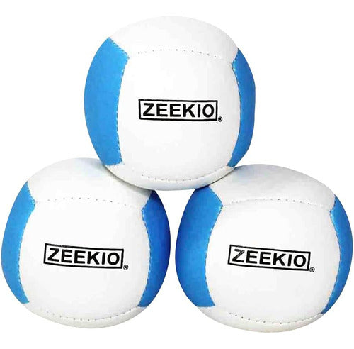 Zeekio Lunar Professional Juggling Balls, Millet Filled, 3 Units 0