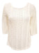 Gusman Women's Lace 3/4 Sleeve Top 1