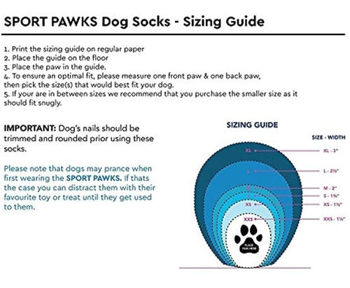 Rc Pet Products Sport Pawks Dog Socks Paw Protection 1