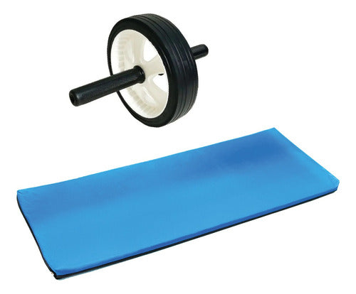 360Fitness Abdominal Training Kit with Mat and Fitness Wheel 0