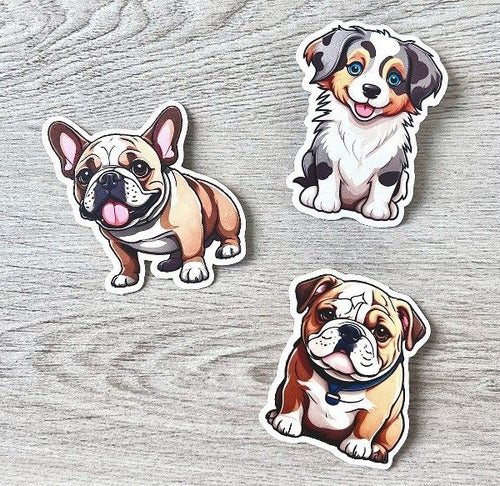 Calcos Stickers Vinilo Termo - Perritos Perro 2 2