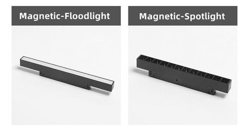 Mayorled Luz De Inundación Led Para Riel De Pista Magnético 24W 4000K 6