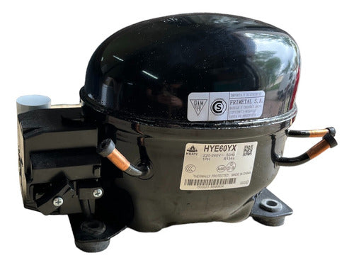 Huayi Motor Compresor Bocha Heladera Hy81yt 1/3 Hp R134a 3