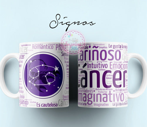 Imprimi Kits Plantillas Tazas Signos Zodiaco Sublimar Sublimación #t166 3