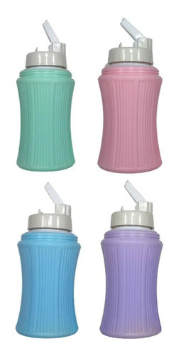 Set of 2 500ml Plastic Thermos with Matero Spout 0